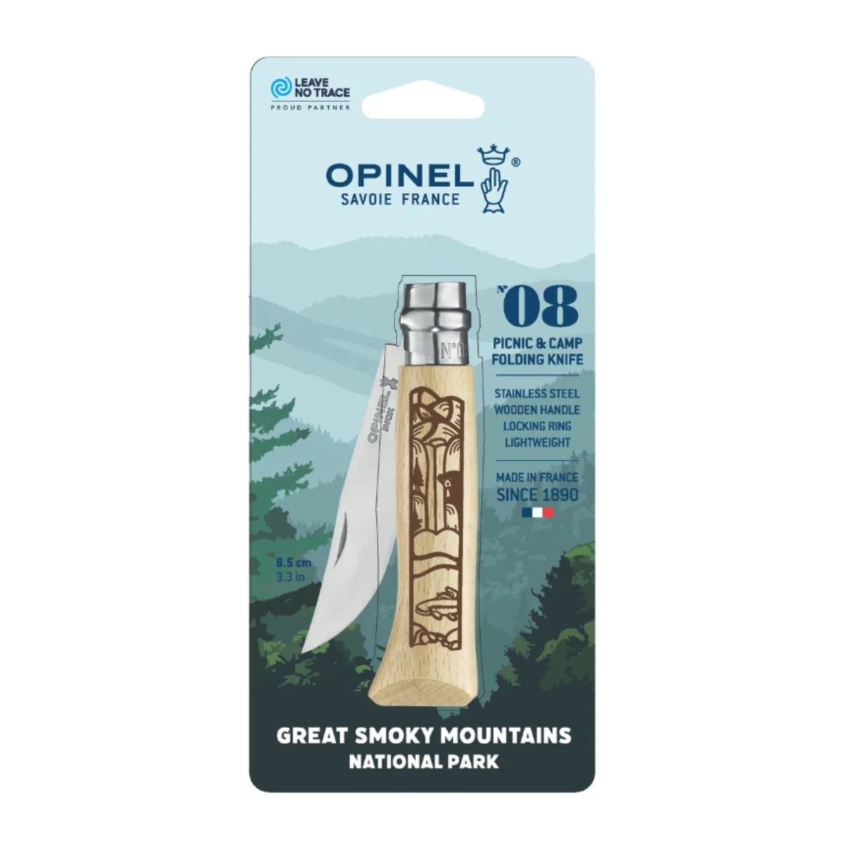 Opinel National Parks Collection No 8 Knife Great Smoky Mountains  1