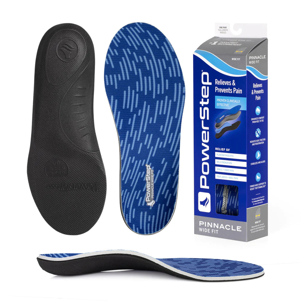 PowerStep Wide Insoles Wide Feet Arch Support Orthotic Extra Wide 1