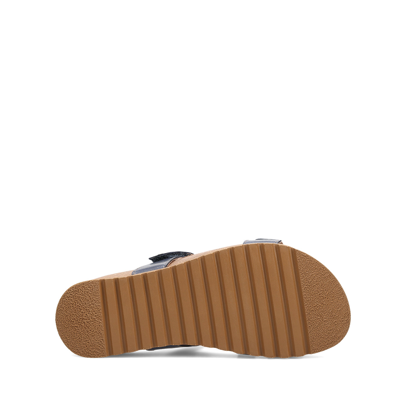 Brown sandal sole on a white background