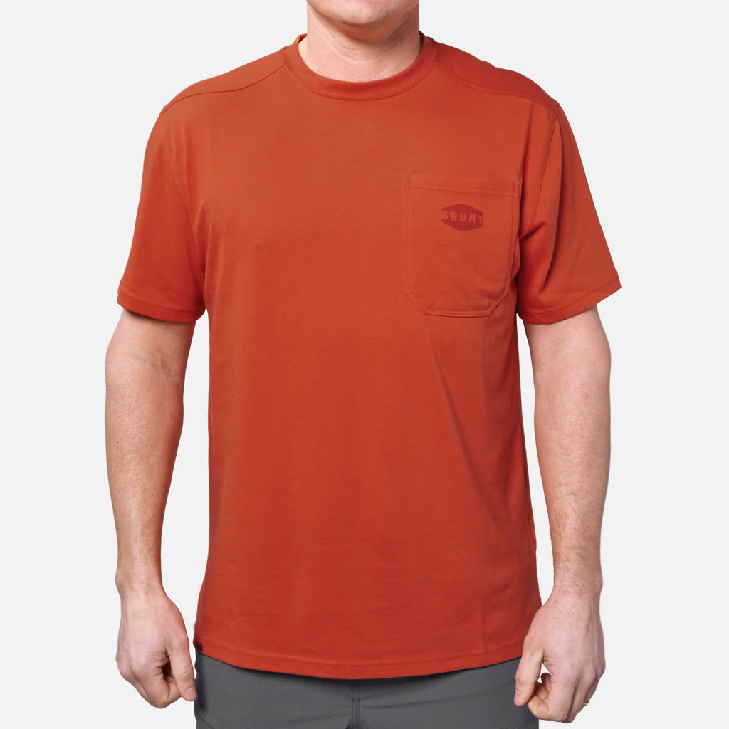 Brunt Short Sleeve Pocket T-Shirt High Quality Tee Men's  1