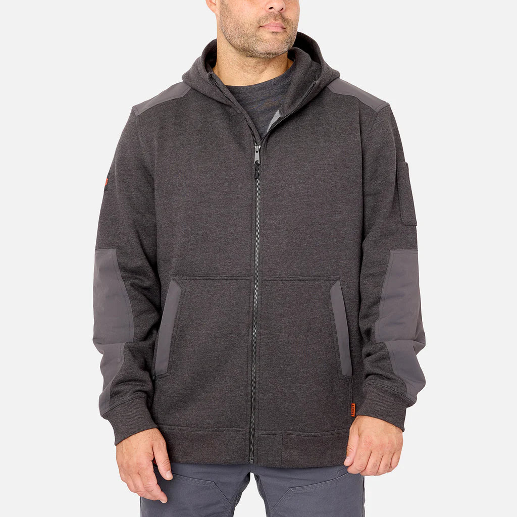 Brunt The Shevlin HD Full Zip Water Resistant Heavy Duty Work Hoodie Men's  1