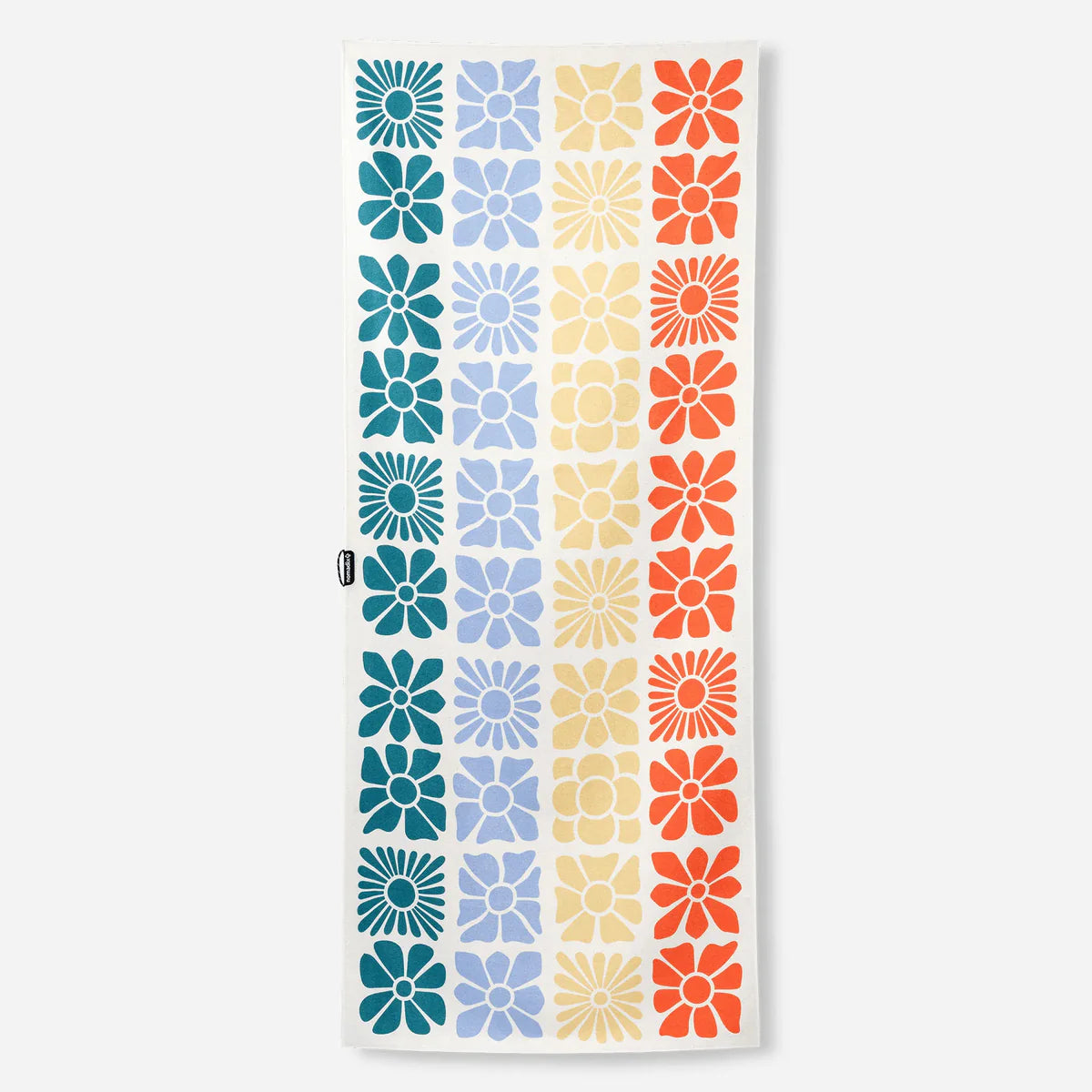 Colorful floral patterned product on a white background