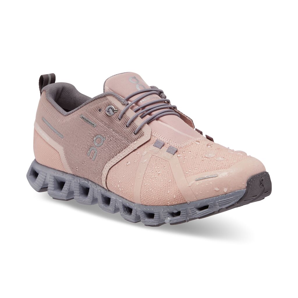 On Cloud 5 Waterproof Women's - ROSE/FOSSIL / 5 / M