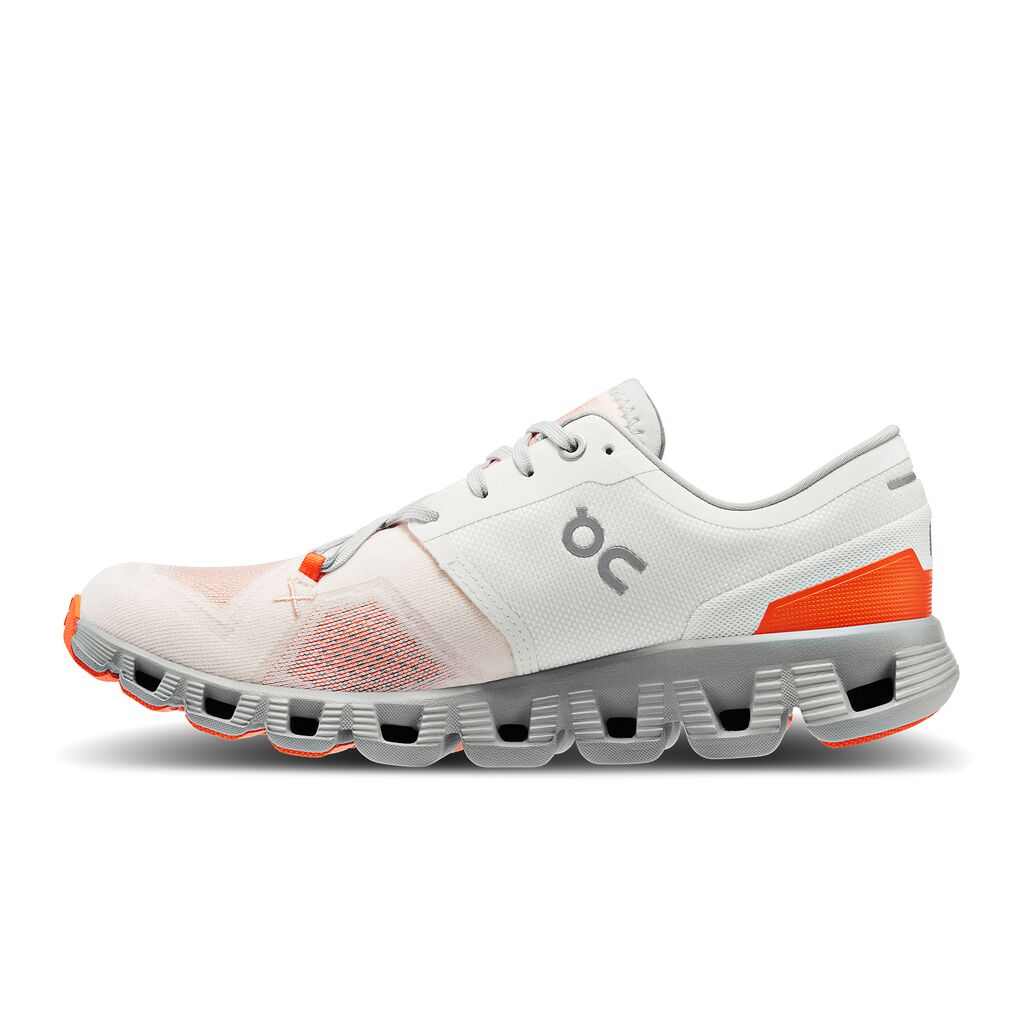 Women's On-Running Cloud X 3 Color: Ivory | Alloy