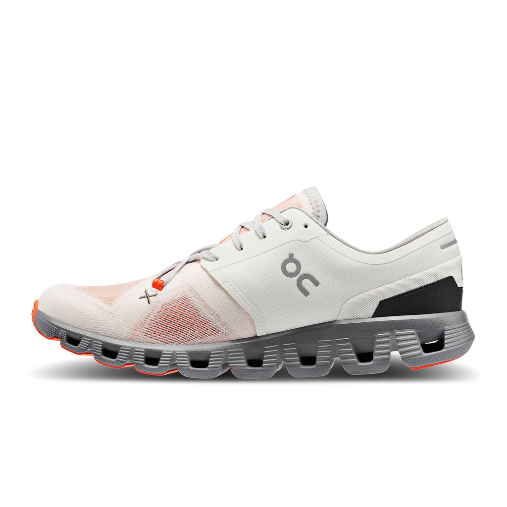 Men's On-Running Cloud X 3 Color: Ivory | Alloy