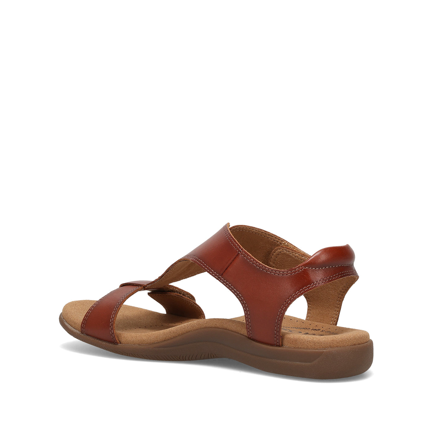 Brown sandal on a white background