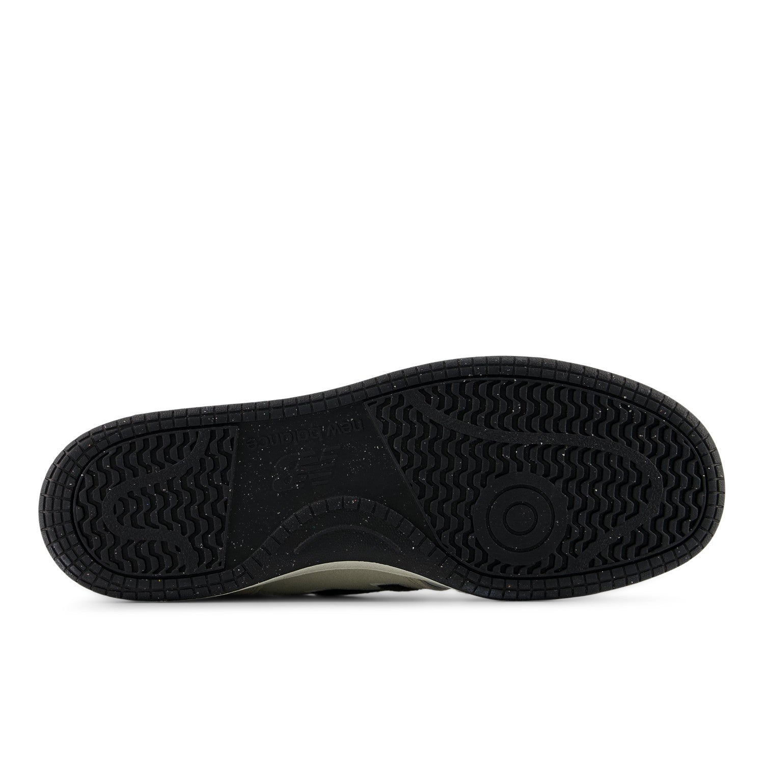 Black sole of a shoe on a white background