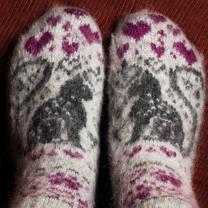 Siberia Spirit Goat Wool Low-Cut Socks Unisex  20