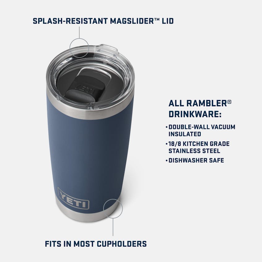 Yeti Rambler 20 oz Tumbler with Magslider Lid 4