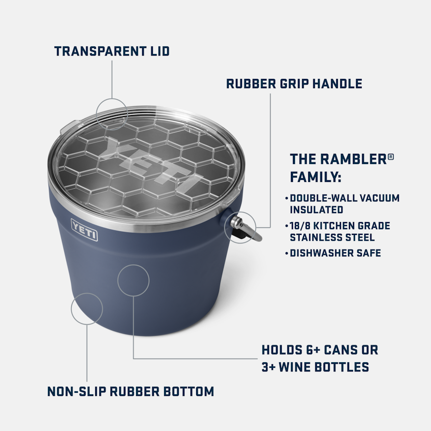 Yeti Rambler Beverage Bucket with Lid 4