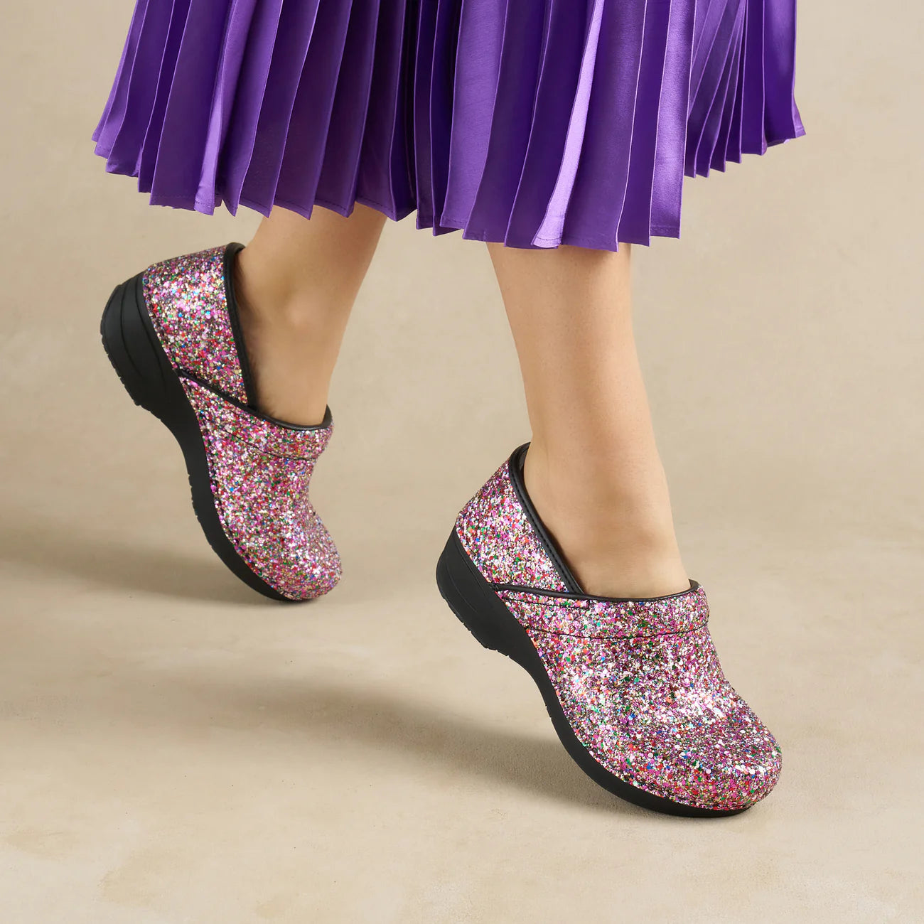 Dansko Xp 2.0 Glitter Clog Women's 8