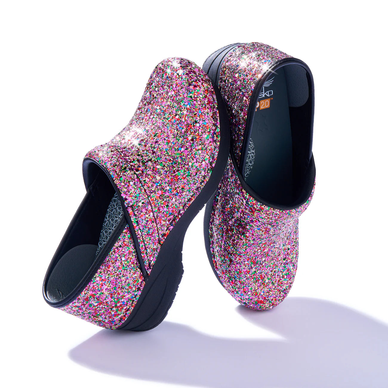 Dansko Xp 2.0 Glitter Clog Women's 9
