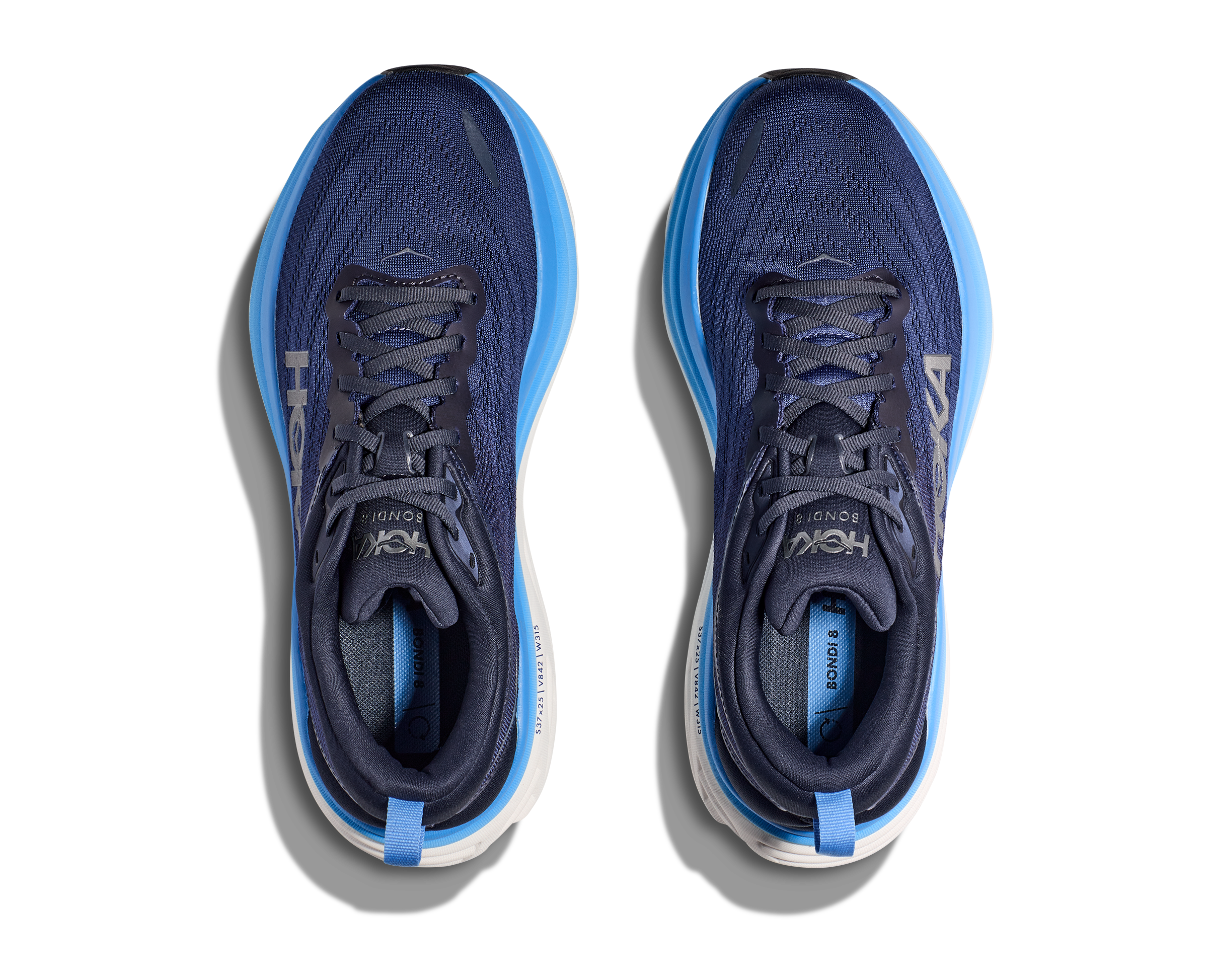 Men's Hoka One One Bondi 8 Color: Outer Space / All Aboard