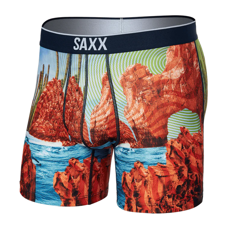 Saxx DropTemp Cooling Cotton Boxer Brief  Banana Split – Rachelle M.  Rustic House Of Fashion