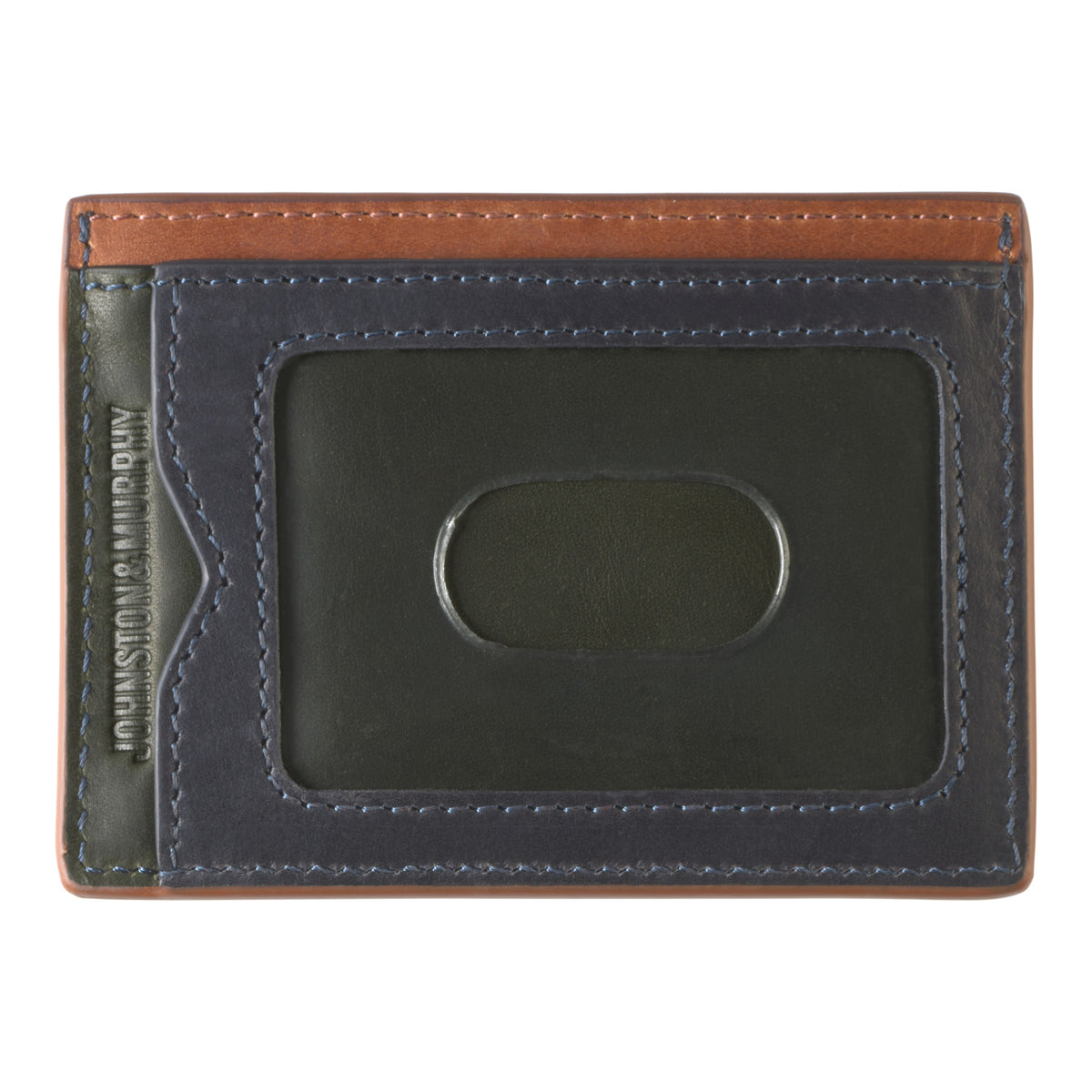 Johnston & Murphy Colorblock Perforated Weekender Wallet  2