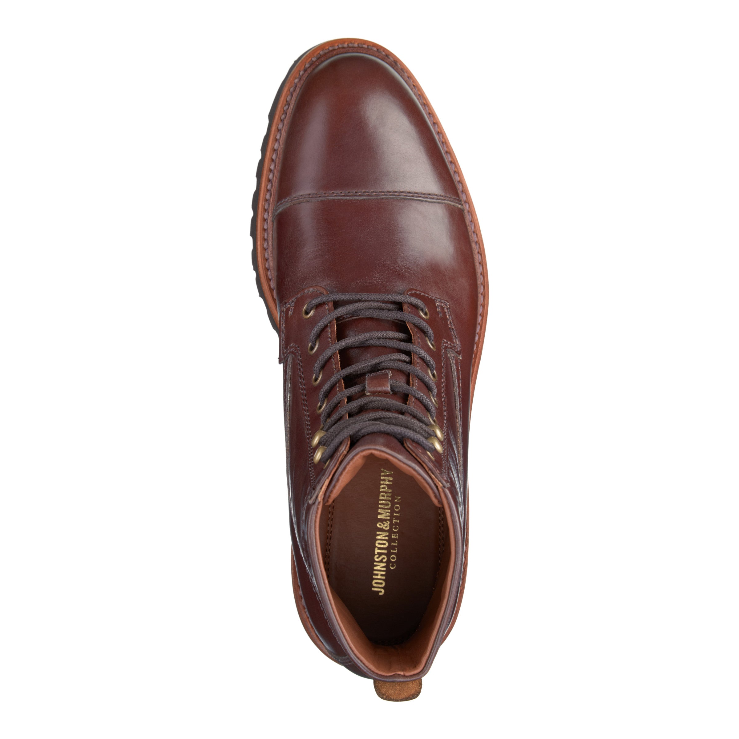 Johnston & Murphy Dudley Lug Cap Toe Boot Men's