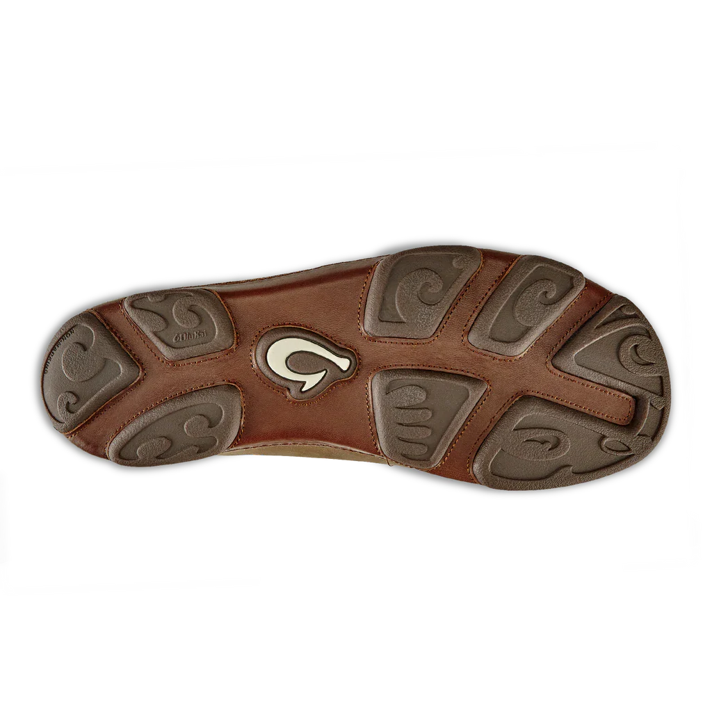 Olukai Moloa Leather Slip-On Shoes Men's