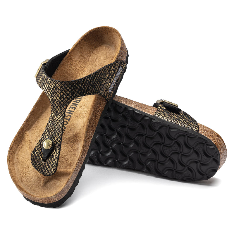 Birkenstock Gizeh Microfiber Shiny Black – Brown's Shoe Fit Cape