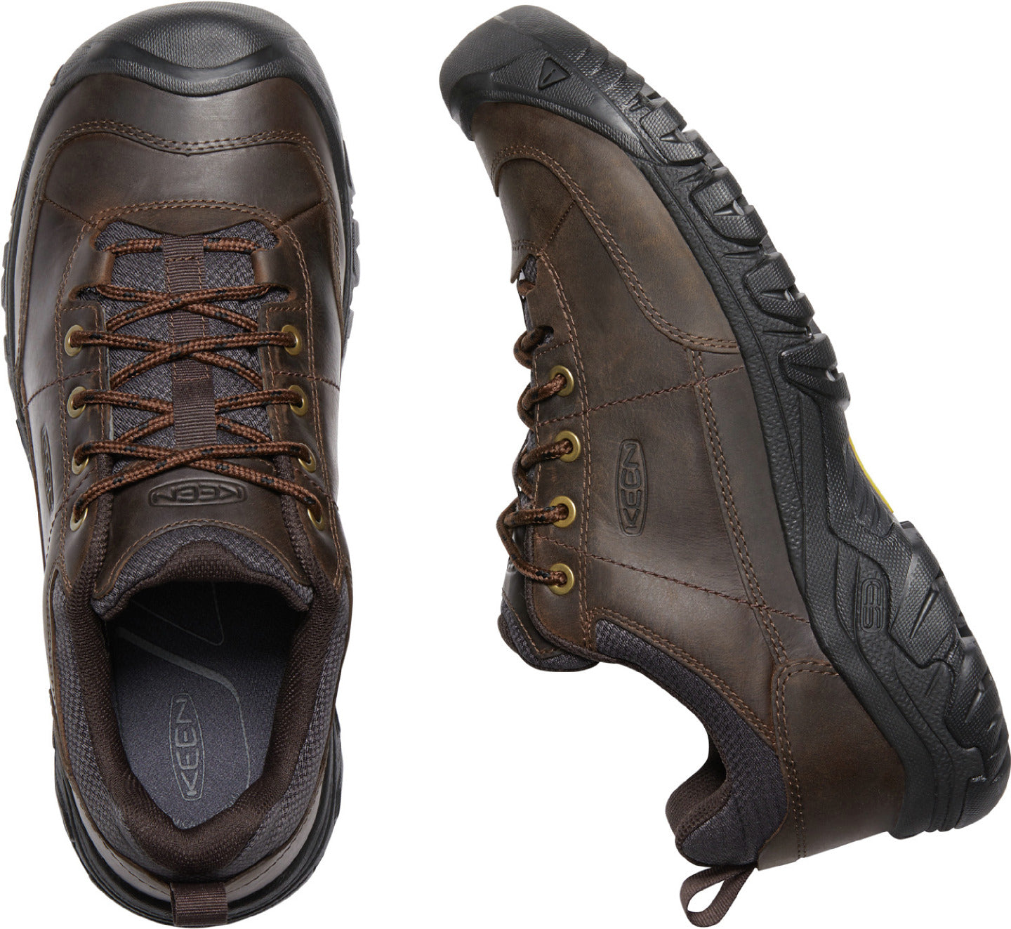 Men's Keen Targhee III Oxford Shoe Color: Dark Earth/Mulch