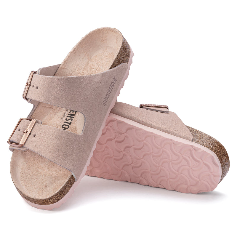 Women's BIrkenstock Arizona Leather Color: Light Rose – Brown's Shoe Fit Cape