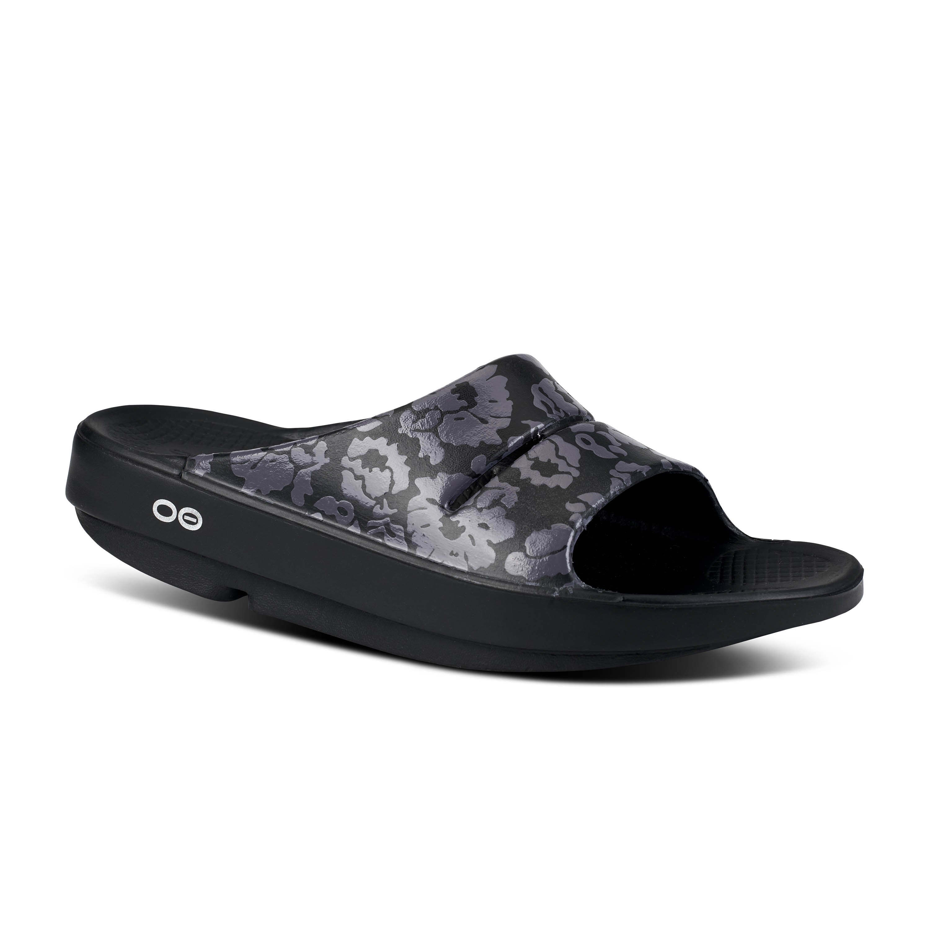 Women's Oofos OOahh Limited Slide Color: Midnight Tropics