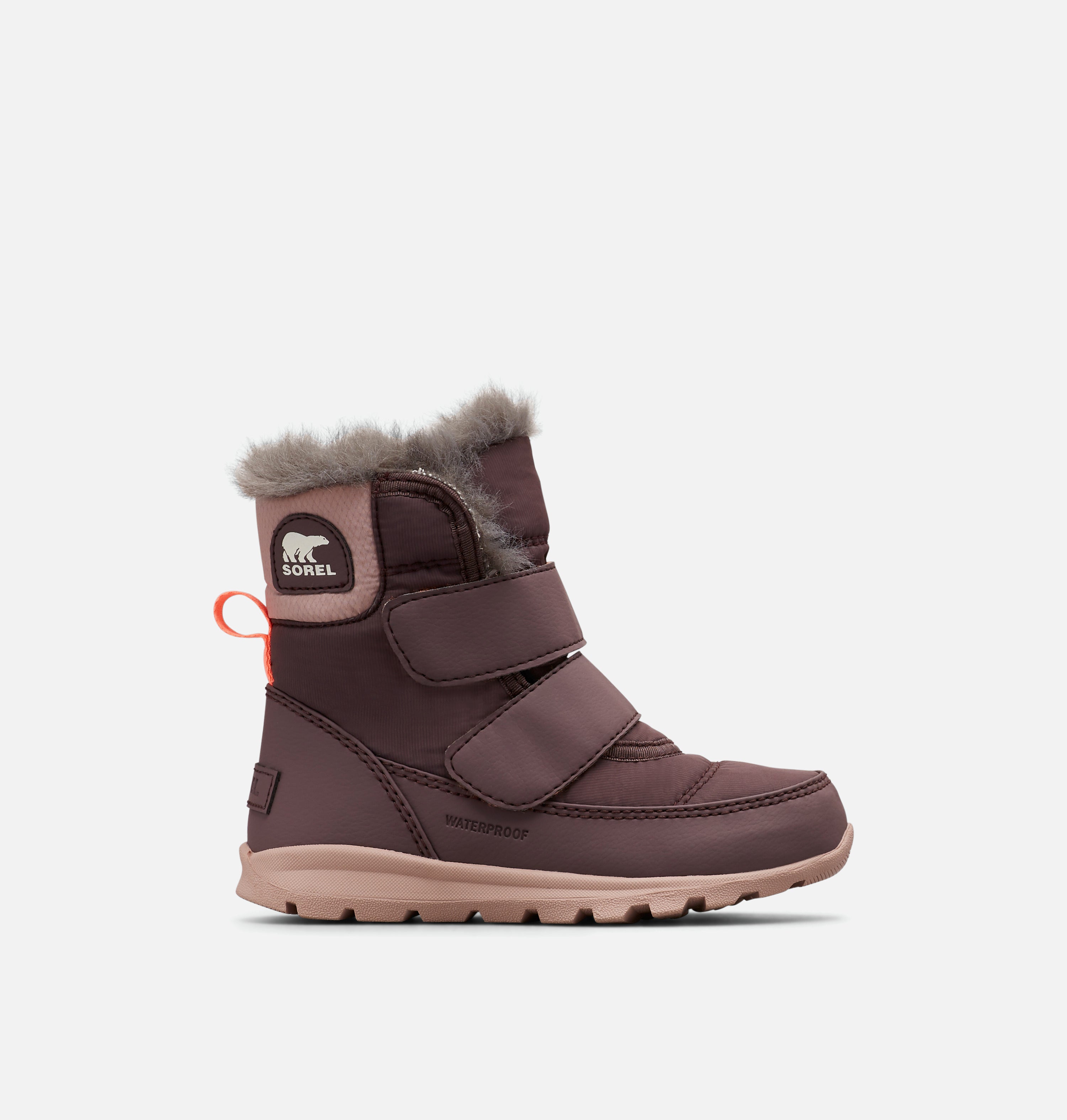 Kid's Sorel WHITNEY™ STRAP BOOT Purple Sage, Mauve Vapor
