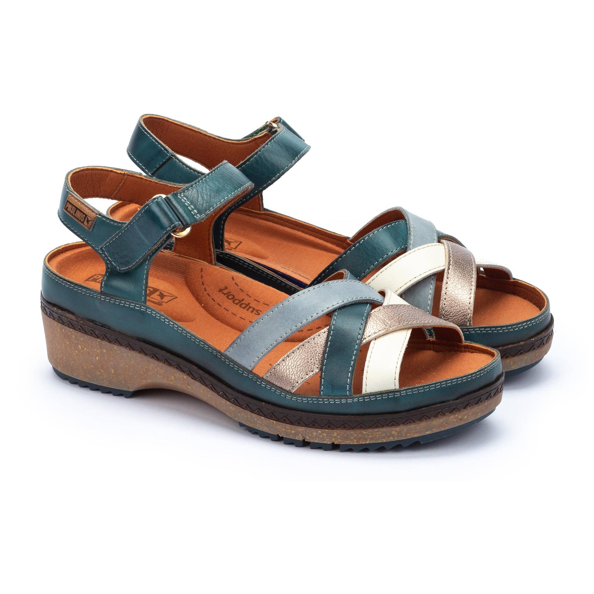 Pikolinos Granada Sandals with Multicolor Straps Women's