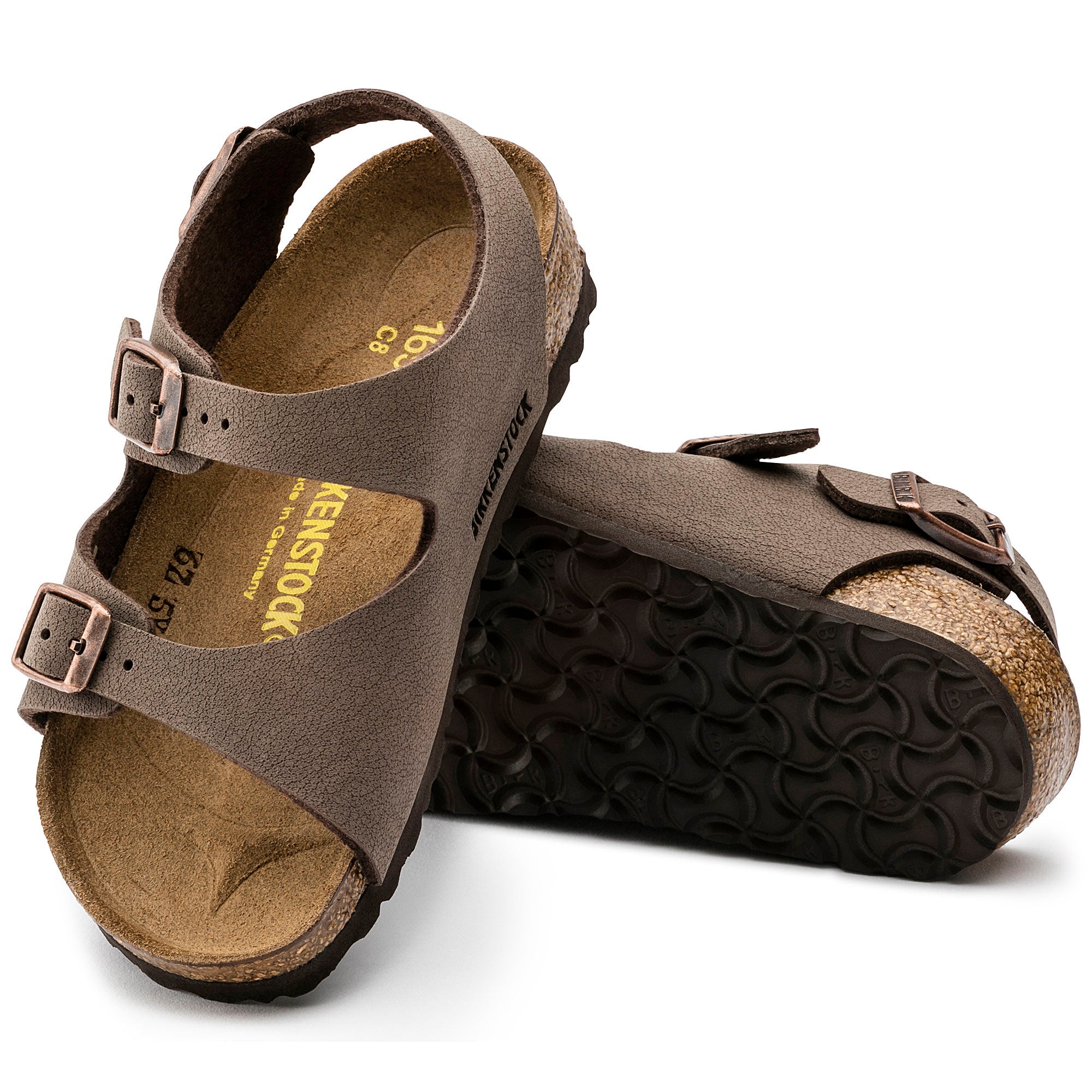 Birkenstock Kids Roma Birkibuc Nubuck Mocha