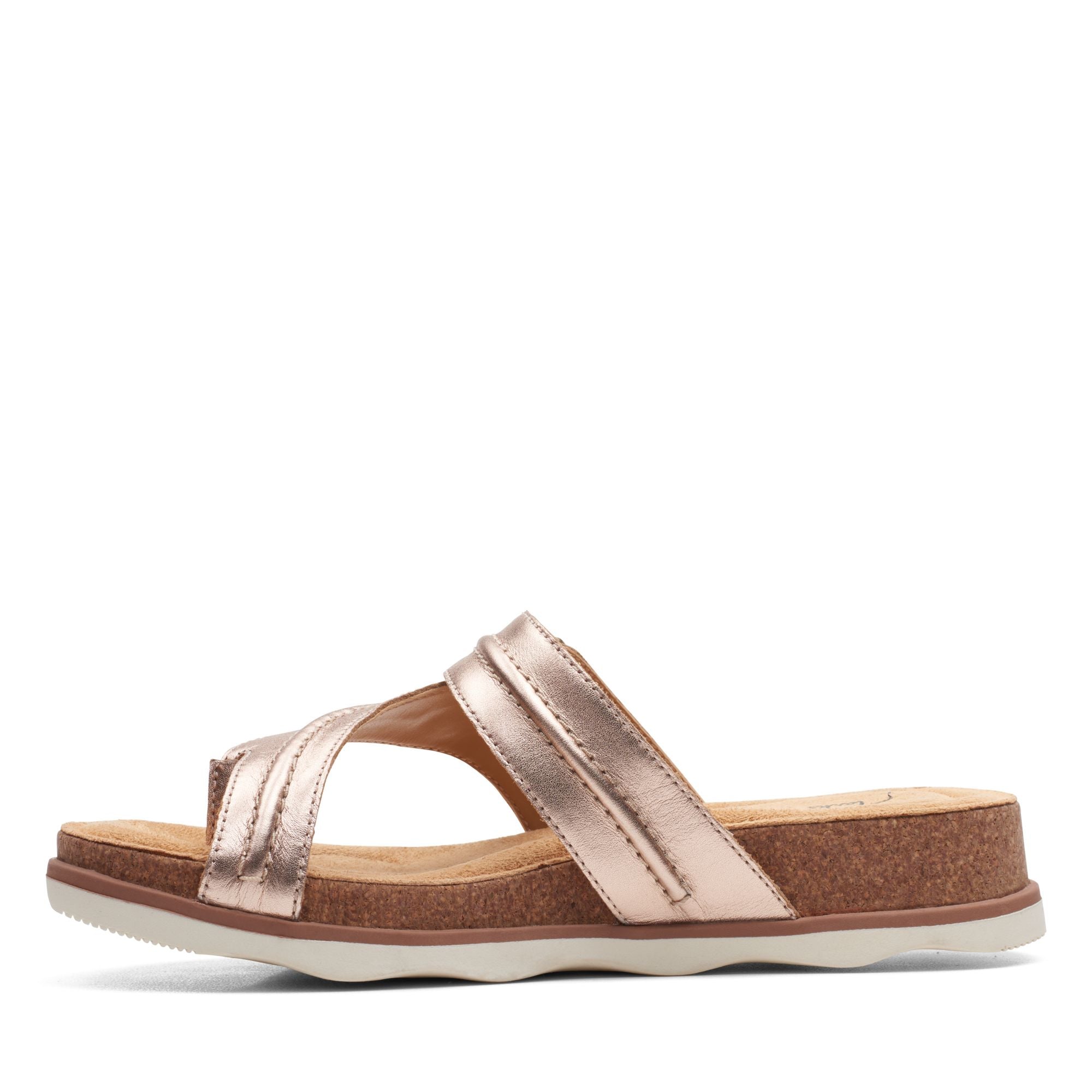 Women's Clarks Brynn Madi Color: Rose Gold Leather