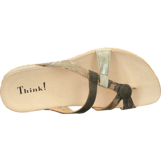 Think! Julia Stone Thong Sandals Women's Nude Kombi 3