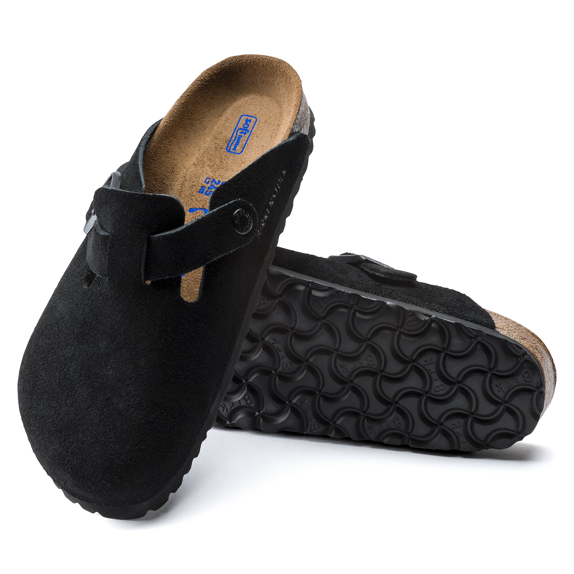 Birkenstock Boston Suede Leather Soft Footbed Clog 7