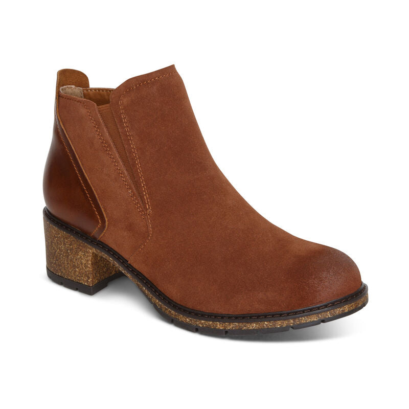 Women's Aetrex Frankie Boot Color: Caramel Cafe