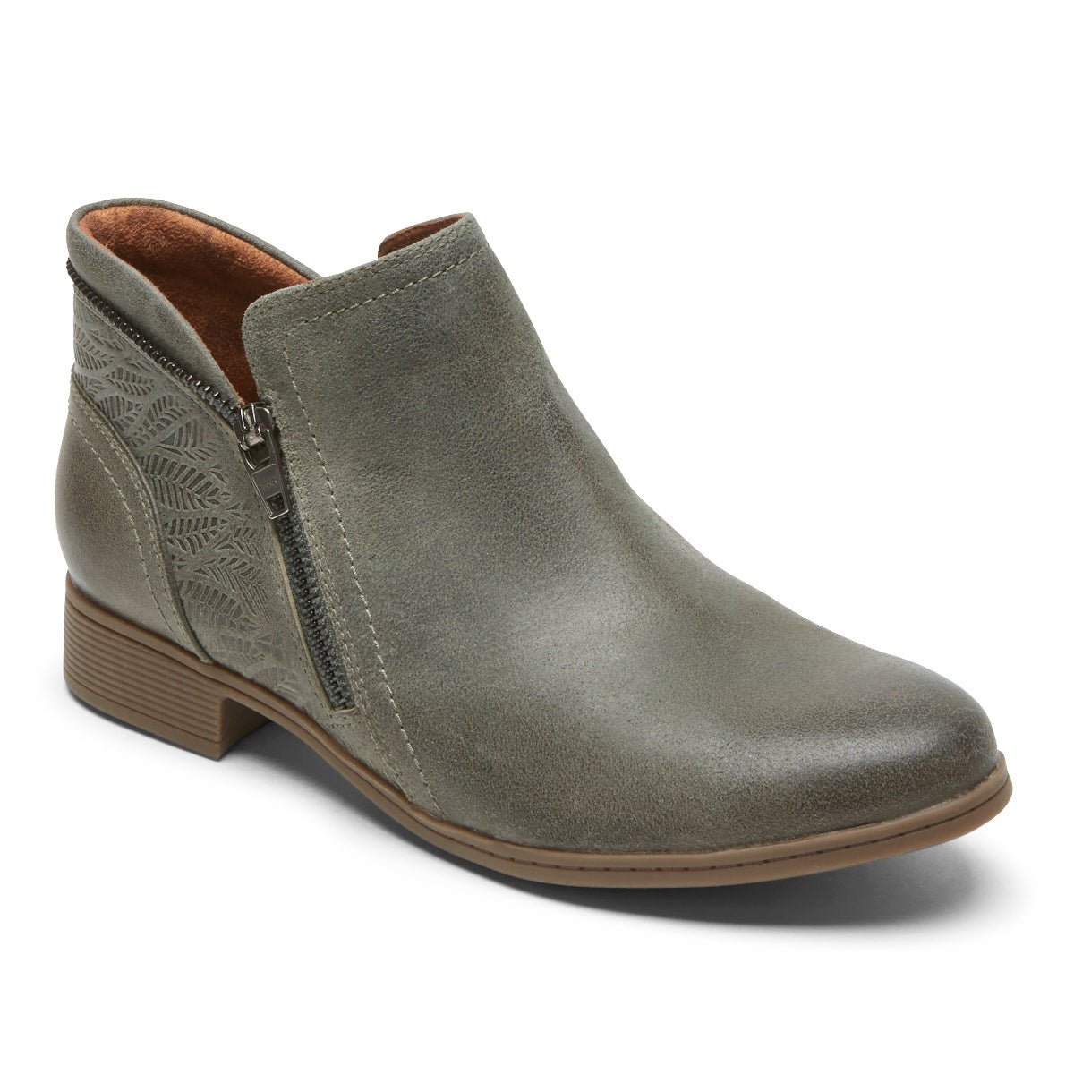 Women's Cobb Hill Crosbie Bootie Color: Dusty Olive