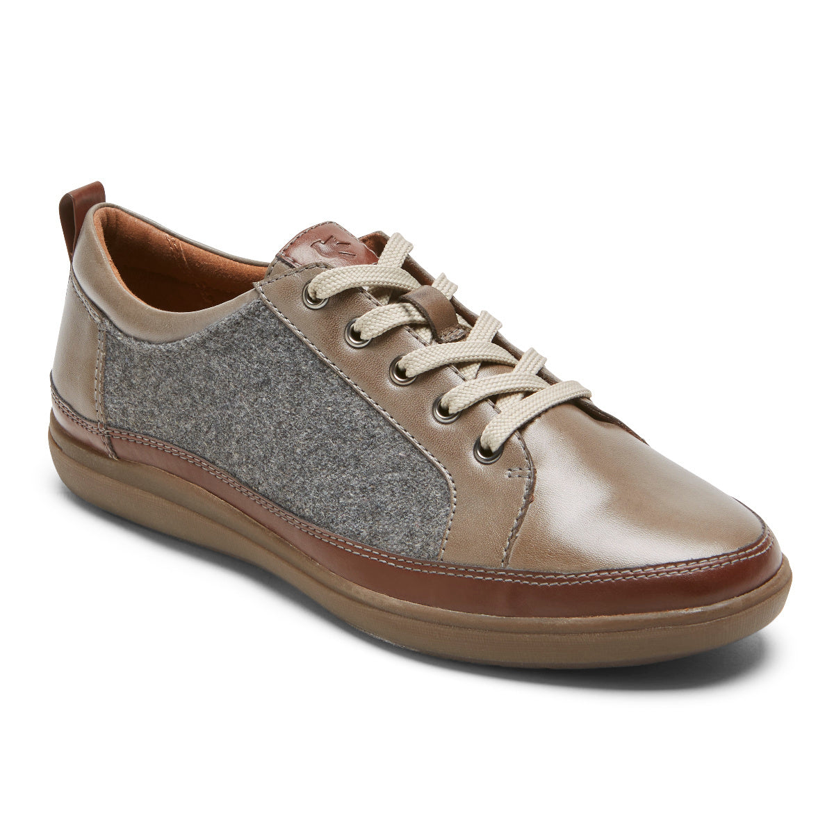 Women's Cobb Hill Bailee Sneaker Color: Charcoal Felt/Leather