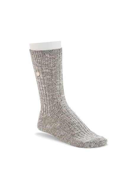 Women's Birkenstock Cotton Slub Cotton/Polyamide/Elastane Color: Gray/White