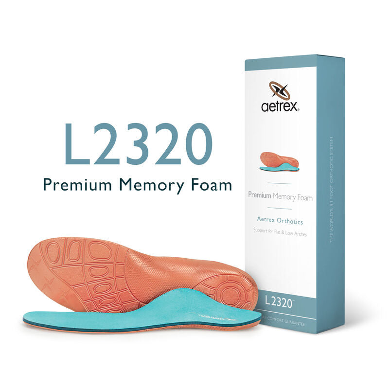 Men's Aetrex Premium Memory Foam Posted Orthotics