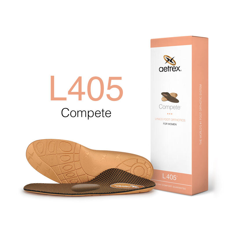 Aetrex Compete Orthotics W/ Metatarsal Support Women's