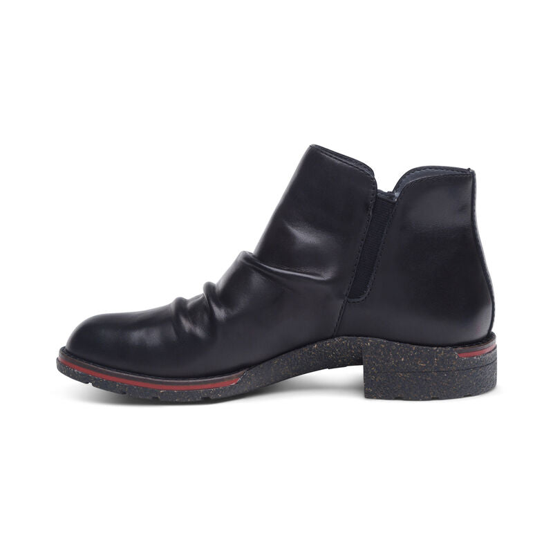 Women's Aetrex Mila Low Boot Color: Black 