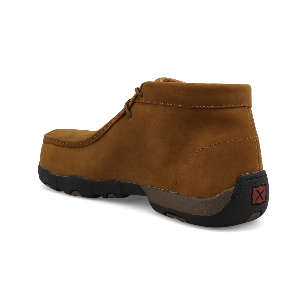 Men's Twisted X Work Chukka Driving Moc Color: Distressed Saddle 