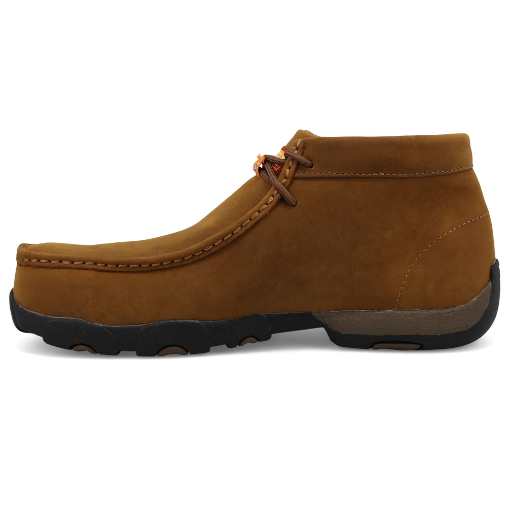 Men's Twisted X Work Chukka Driving Moc Color: Distressed Saddle 