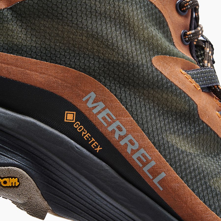 Men's Merrell Moab Speed Mid Gore-Tex Color: Lichen