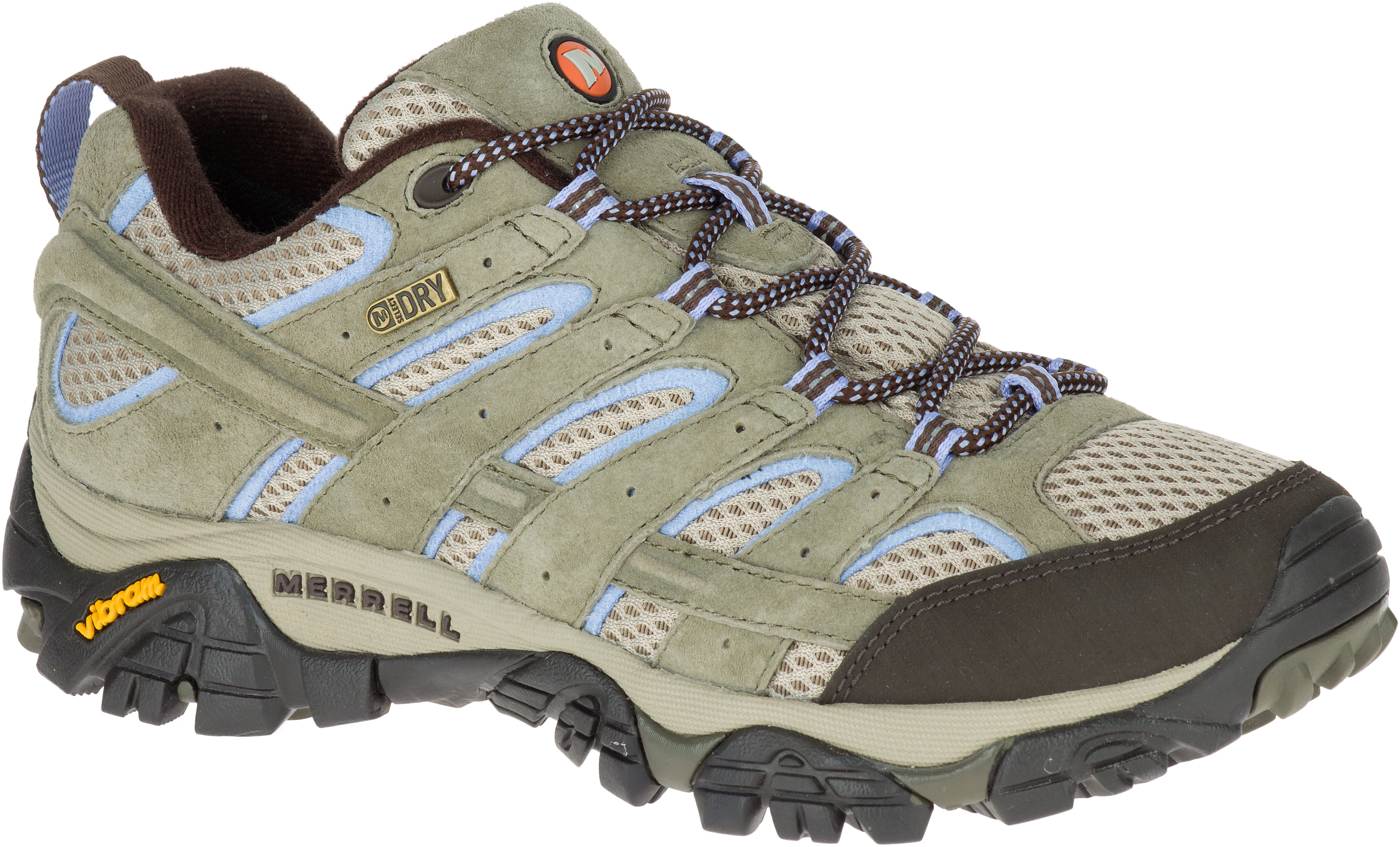 Women's Merrell Moab 2 Waterproof shoe Color: Dusty Olive