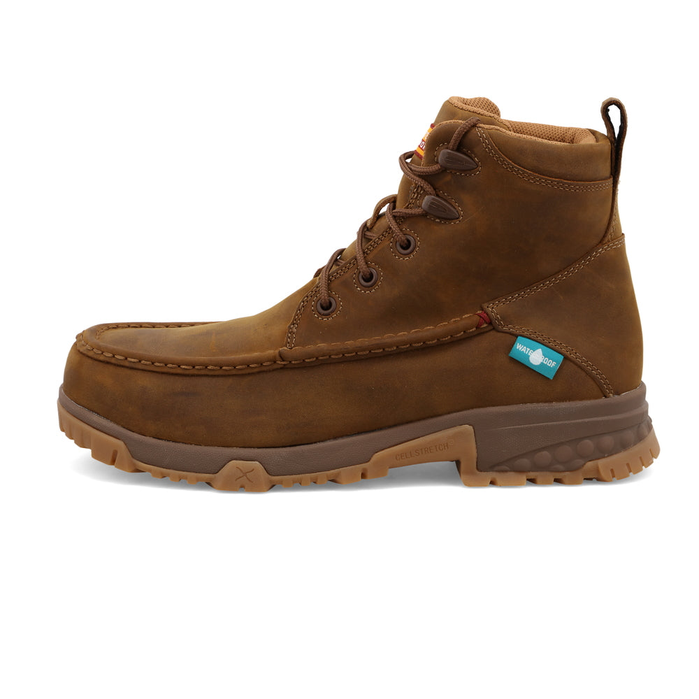 Twisted X 6" Work Boot Brown Men's 5