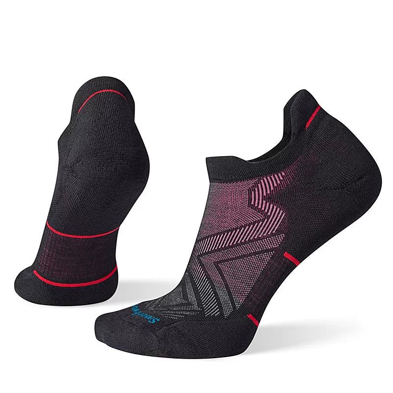 Women's Smartwool Run Targeted Cushion Low Ankle Socks Color: Black