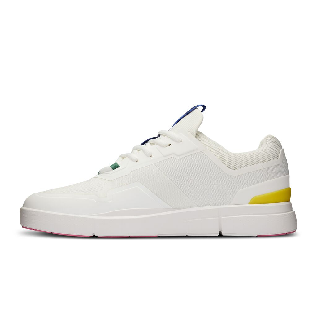 Women's On-Running The Roger Spin Color: Undyed-White | Yellow 