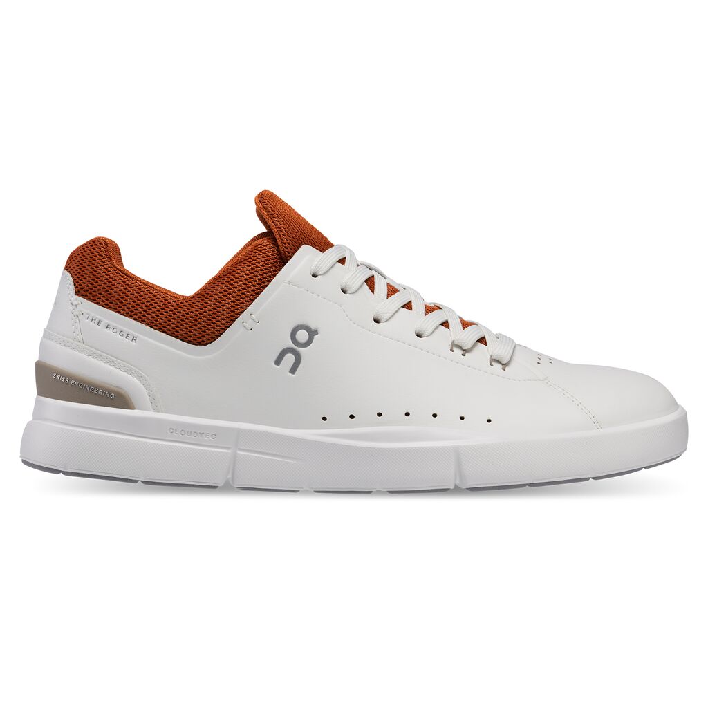 Men's On-Running The Roger Advantage Color: White | Rust