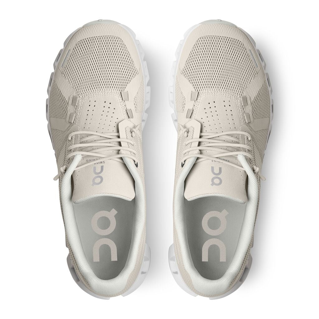 Women's On Running Cloud 5 Color:  Pearl | White