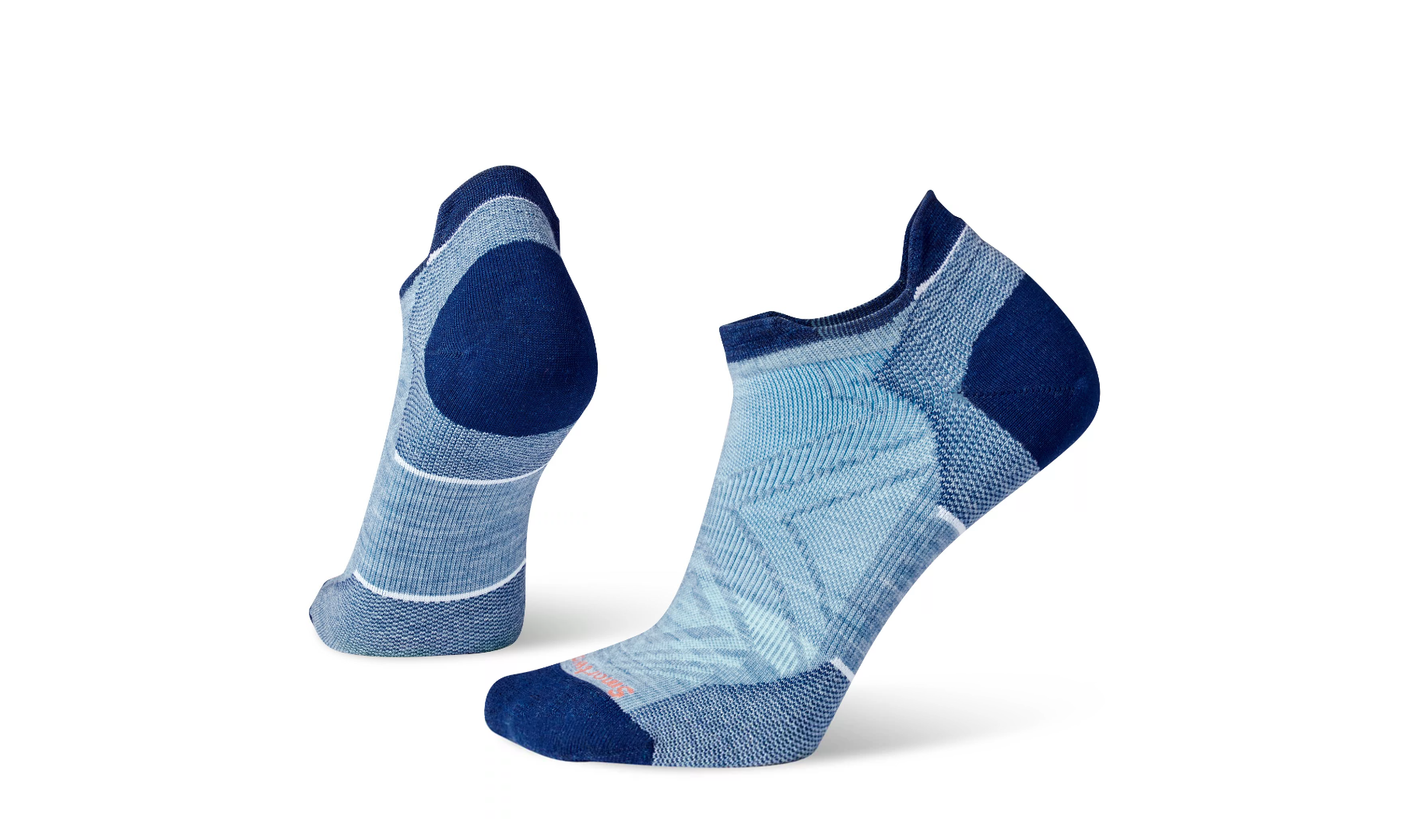 Women's Smartwool Run Zero Cushion Low Ankle Socks Color: Mist Blue 