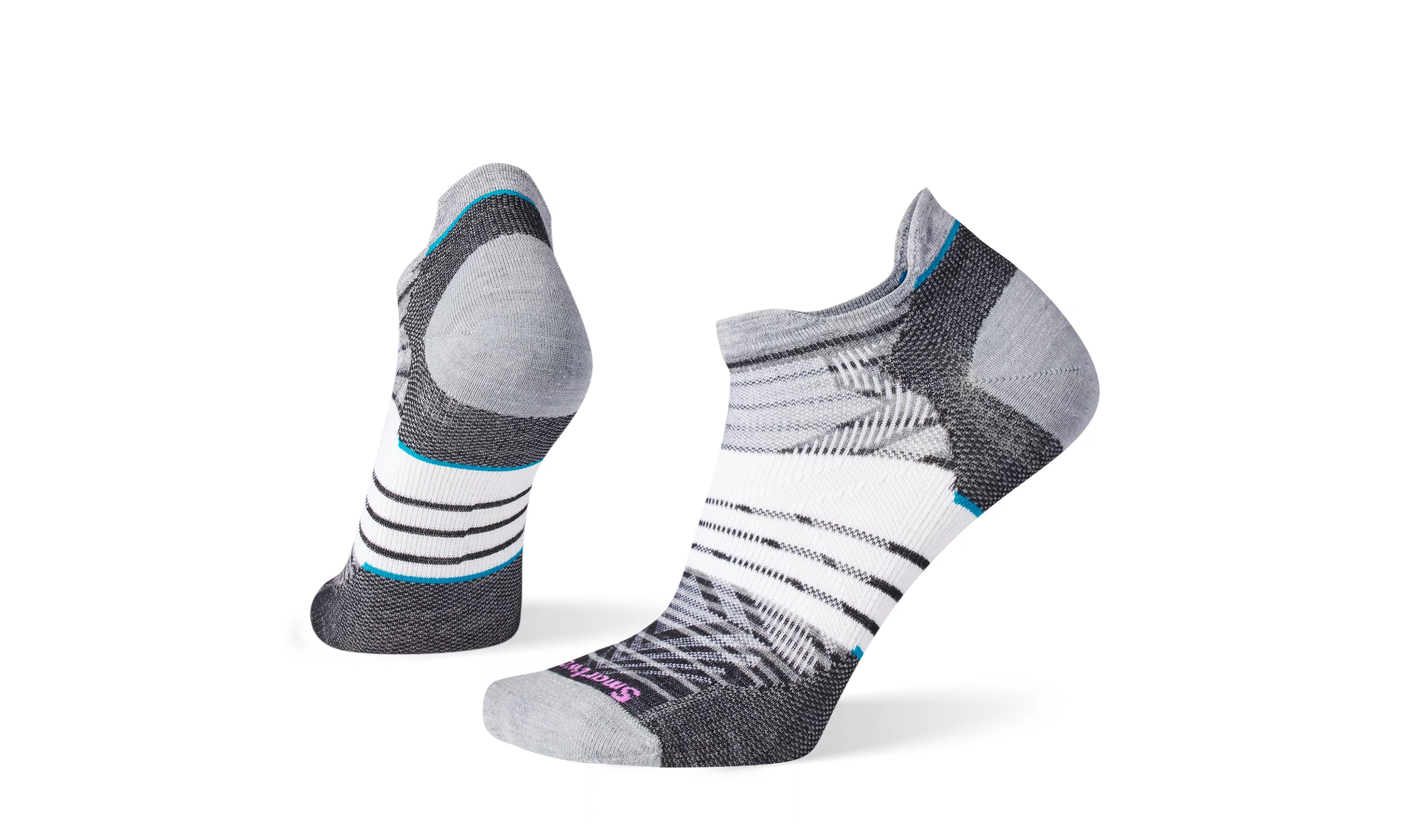 Smartwool Run Zero Cushion Stripe Low Ankle Socks 