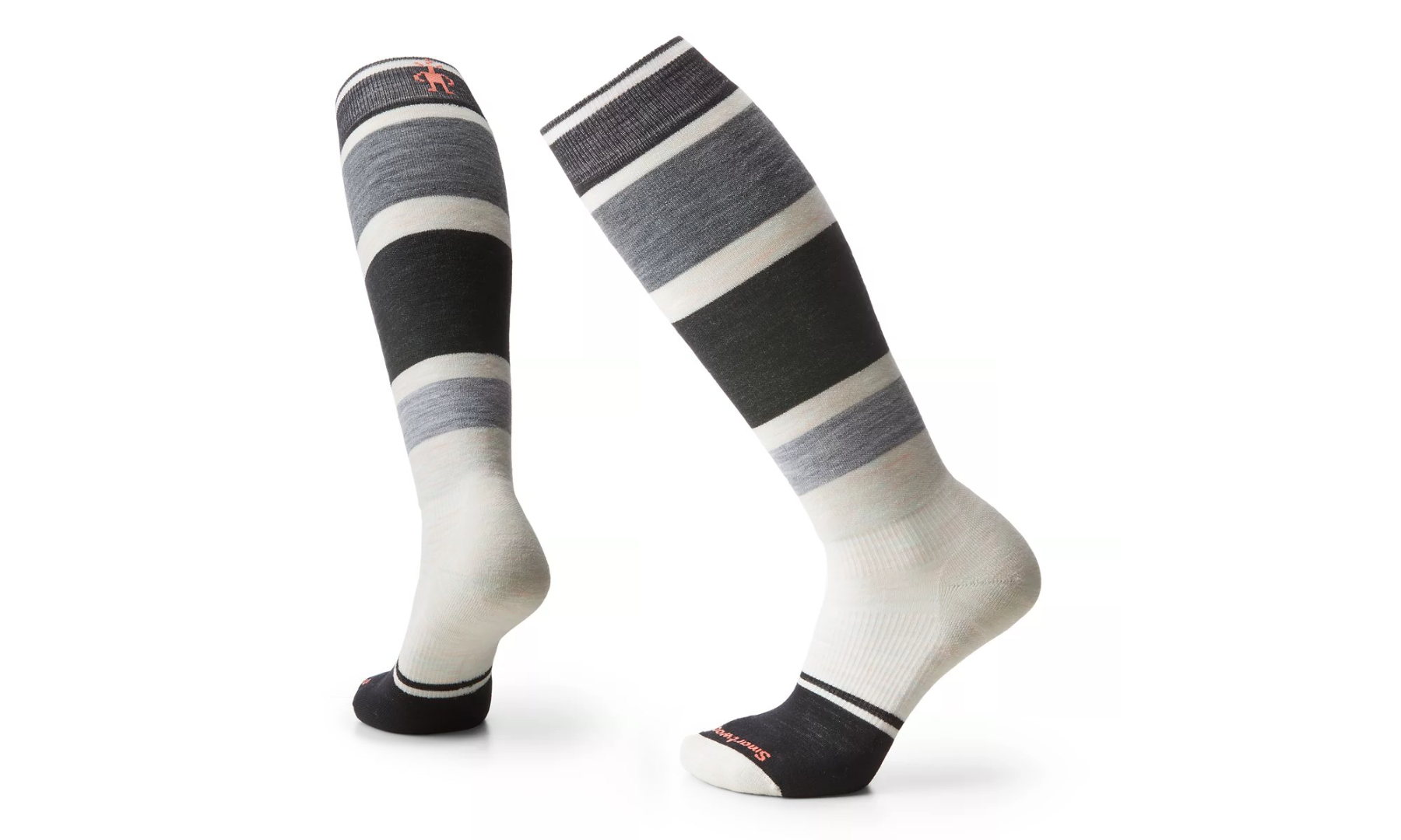 Women's Smartwool Snowboard Targeted Cushion Over The Calf Socks Color: Moonbeam